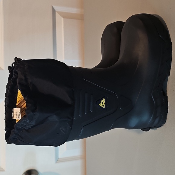 Ace Black Insulated Non Slip Oil Resistant Work Gum Boots - Picture 3 of 6